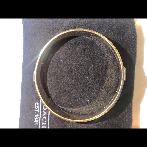 Coach Gold Tone Bangle - Picture 3 of 3